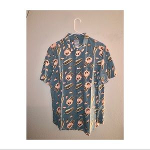 RVCA Floral Button-Down shirt